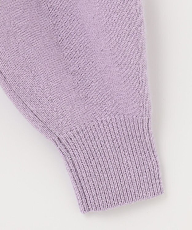 自由区 L 【洗える】ウールカシミヤブレンド ボートネックプルオーバー ローズ系