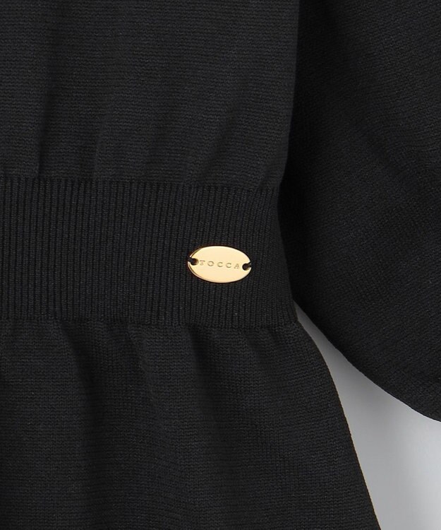 TOCCA 【洗える！】RAINY NIGHT ニットドレス ブラック系