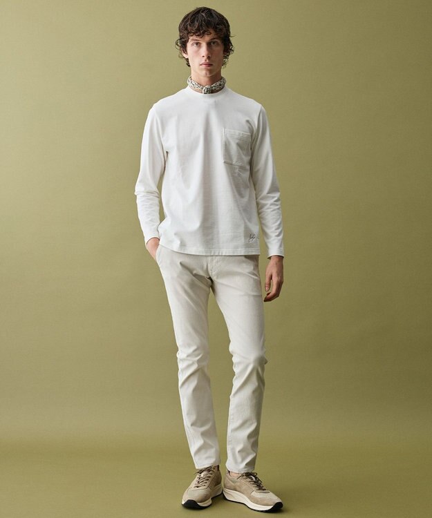 JOSEPH ABBOUD 【ストレッチ】ヴィンテージコットンストレッチパンツ ホワイト系