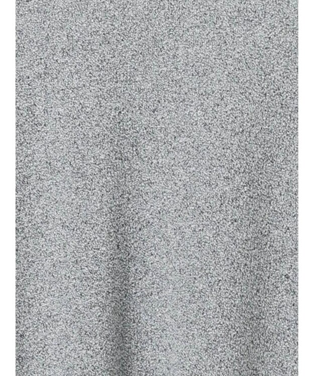 Te chichi メランジ衿ニットジャケット グレー