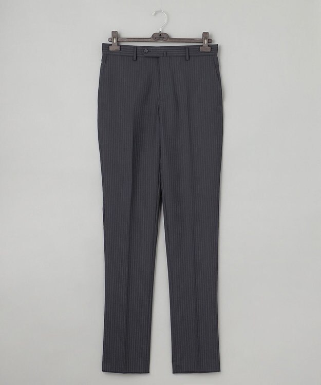 GOTAIRIKU 【御幸毛織】Superio160 ウールモヘヤシルクカシミヤ　スーツ（グレーストライプ） グレー系1