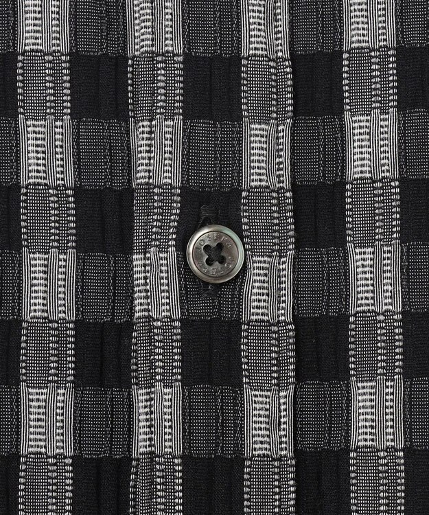 JOSEPH HOMME 新柄【オリジナル素材】ギンガムシャンブレーストレッチ　レギュラーカラーシャツ グレー系