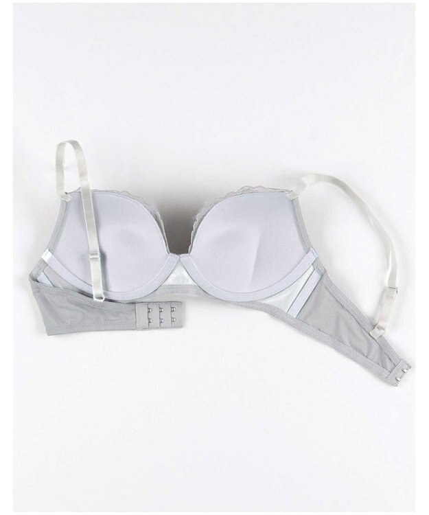 AMPHI ノンワイヤーブラ ショーツセット モールドカップを使用 自然なまるみのあるバストシルエット 【ノンワイヤーブラ＆ショーツセット】 上下セット ブラ BCC234 アンフィ／ワコール グレー