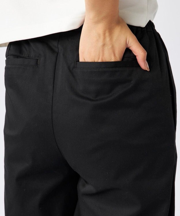 OP／FILA 【Kappa】チノワイドパンツ ブラック