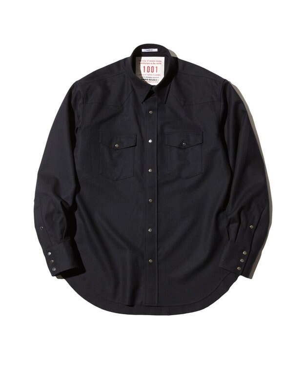 J.PRESS MEN 【J.PRESS ORIGINALS】1001 PAPER FLANNEL Ivy CowBoy Shirt / JAPAN MADE ネイビー系