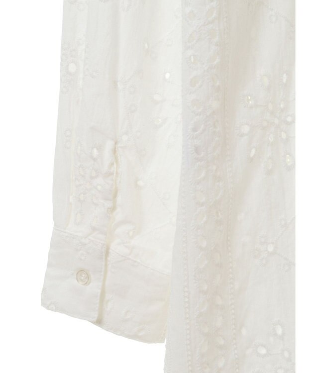 Green Parks ・ＳＵＧＡＲ　ＳＰＯＯＮ　刺繍レースシャツチュニック Off White