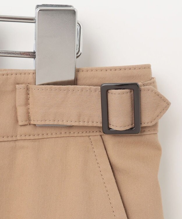 J.PRESS LADIES 【洗える】Vanyストレッチツイル セミワイド パンツ キャメル系