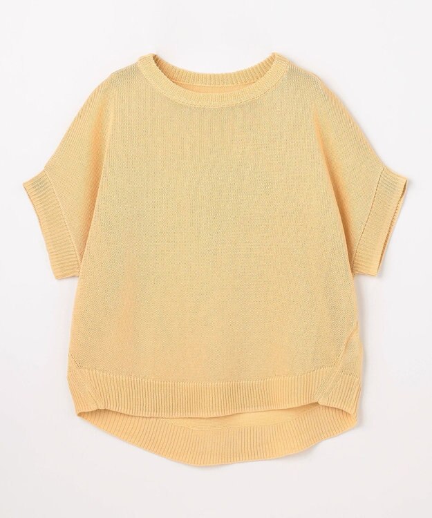 ANY ラミータッチオーバーニット イエロー