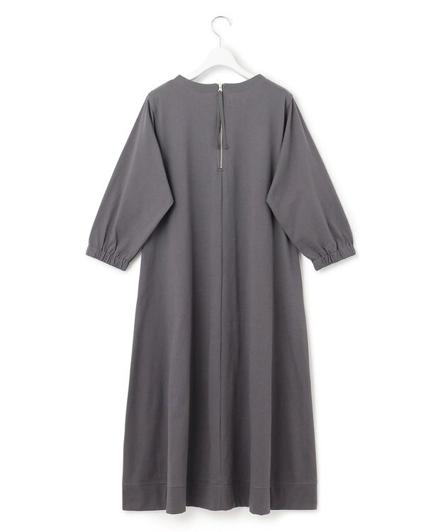 J.PRESS YORK STREET 【WOMEN】Aラインワンピース グレー系