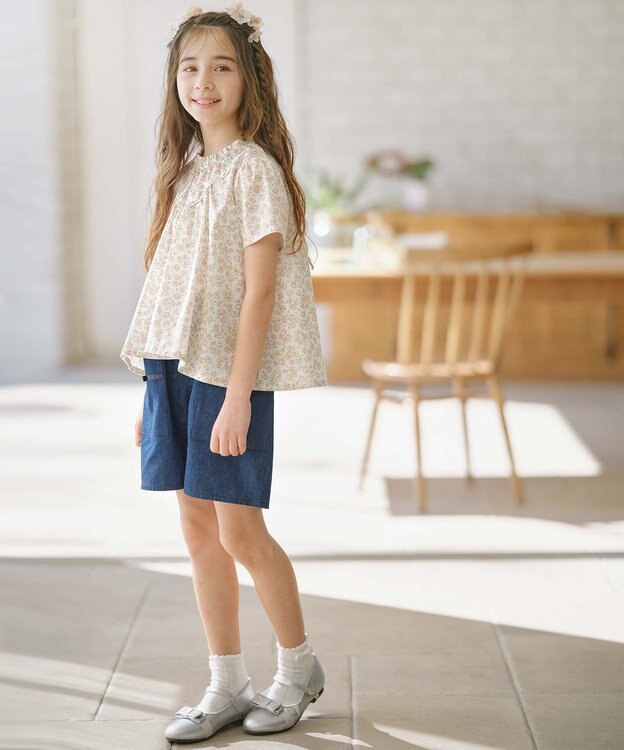 組曲 KIDS 【110-140㎝】サクラララ・ブラウス サクラ系5