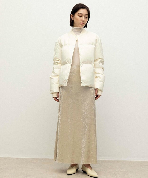 NAVE 【ReNAVE】タフタダウン ブルゾン エクリュ系