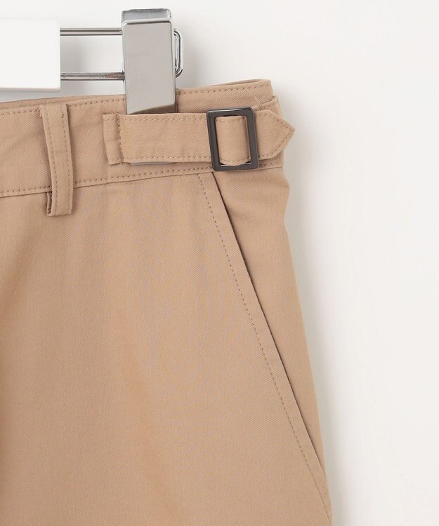 J.PRESS LADIES 【洗える】Vanyストレッチツイル セミワイド パンツ キャメル系