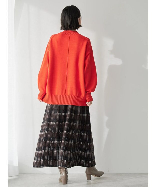 AMERICAN HOLIC ニットプリーツライクチェックスカート Check