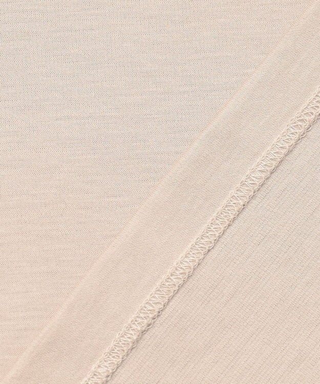 J.PRESS LADIES S 40Gポンチ クルーネック カーディガン ベージュ系