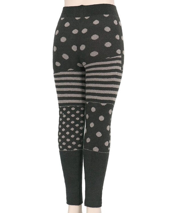 WACOAL あったかボトム 毛糸のパンツ ふんわりフィット 足首丈 レディース PPL767 /ワコール ダークブラウン