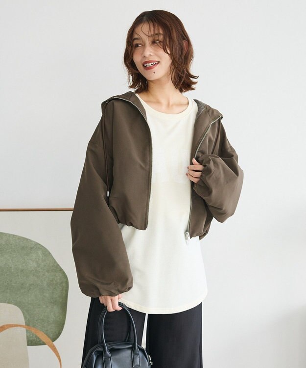 Green Parks ・ＥＬＥＮＣＡＲＥ　ＤＵＥ　ショートマウンテンパーカー Khaki