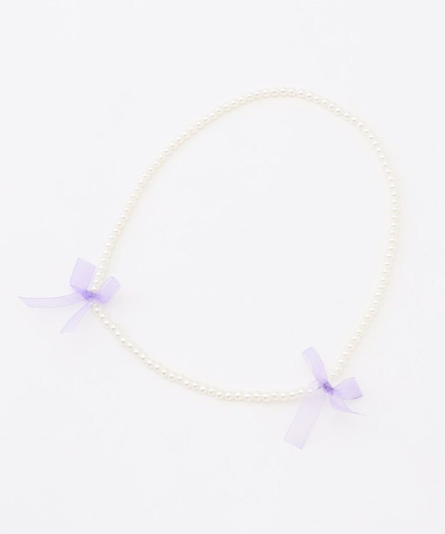 ANY KIDS ネックレス付き ネコTシャツ エクリュ