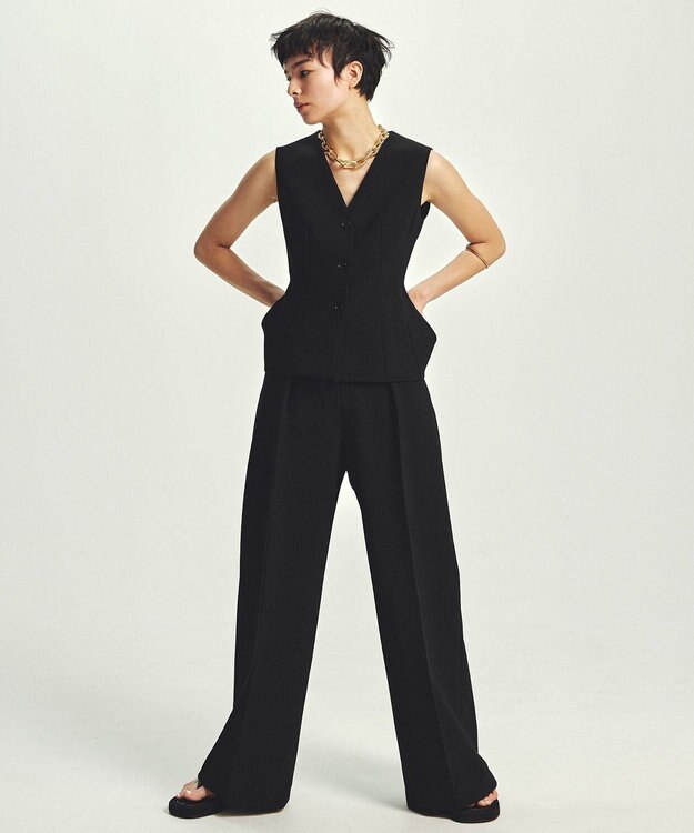 uncrave プルーフダブルクロス ワイドパンツ ブラック