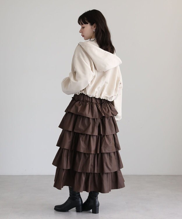 Green Parks ・ＥＬＥＮＣＡＲＥ　ＤＵＥ　ショートマウンテンパーカー Ivory