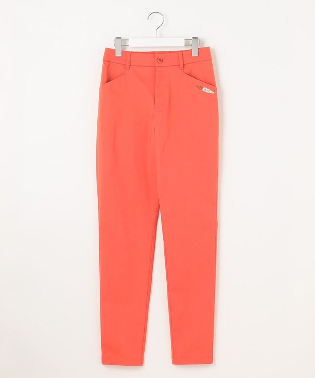 23区GOLF 【WOMEN】【ストレッチ】アポロック ベーシックパンツ オレンジ系