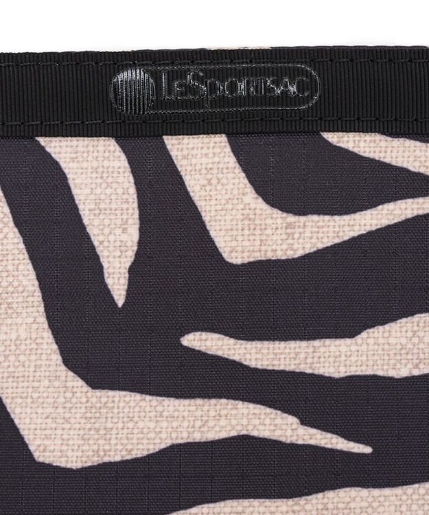 LeSportsac VERTICAL CITY TOTE/アップタウンラフィアゼブラ/ブラック アップタウンラフィアゼブラ/ブラック