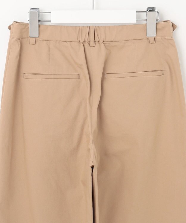 J.PRESS LADIES 【洗える】Vanyストレッチツイル セミワイド パンツ キャメル系