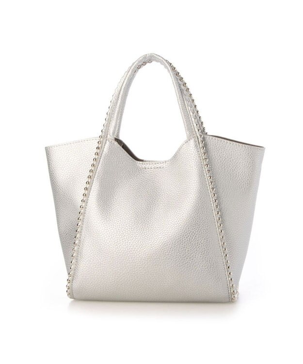 UNBILLION 【テレビ ドラマ着用アイテム】カシュカシュ cachecache / ボールチェーン2wayミニトートバッグ シルバー