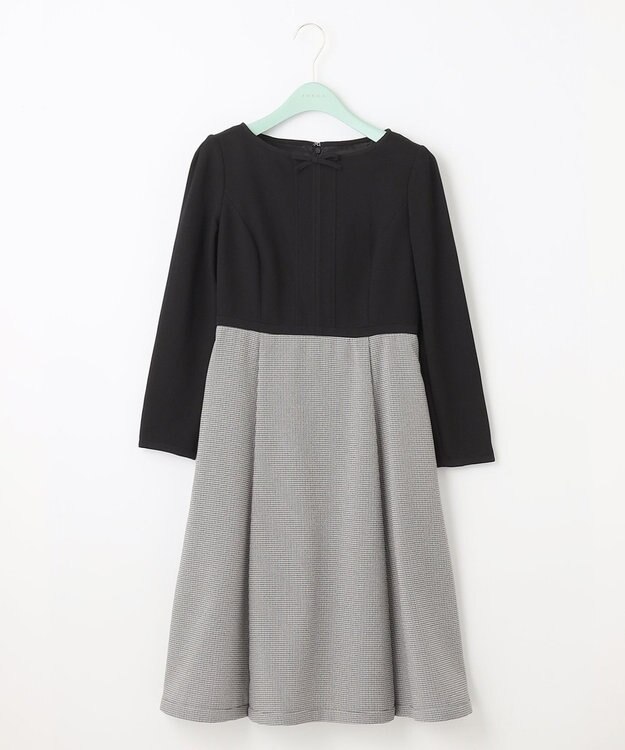 TOCCA 【WEB限定カラー有り＆消臭＆洗える！】LUCE 長袖ドレス [WEB限定]千鳥柄系