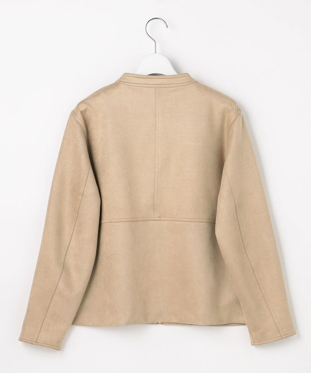 J.PRESS LADIES スエードダンボール ブルゾン ベージュ系