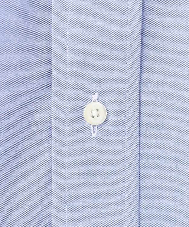 J.PRESS MEN 【PREMIUM PLEATS / 形態安定】ピンオックス 半袖シャツ / B.D. ダルブルー系