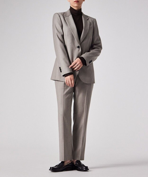 Paul Smith カシミアブレンド フランネル ジャケット グレイッシュベージュ