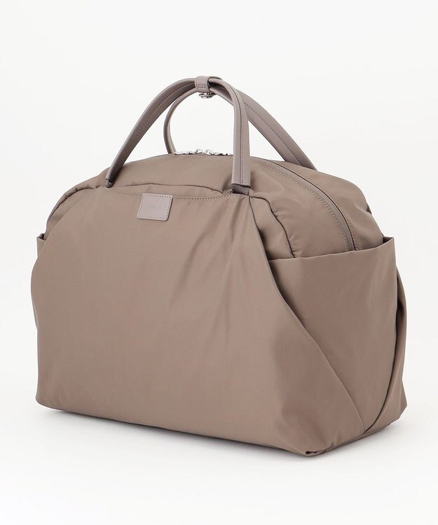 Y'SACCS 【ナイロンタフタ】トラベルボストン ダークグレージュ