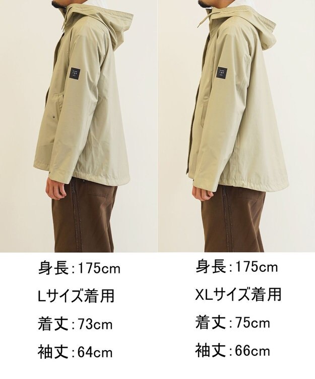 F/ACSION YUZEN 全天候型マウンテンパーカー BEIGE