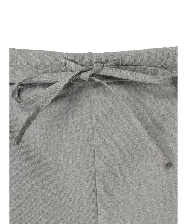 Green Parks 接触冷感　きれいシルエットパンツ（ワイド） Light Gray