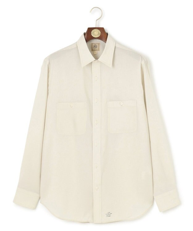 J.PRESS MEN 濡れを寄せ付けずアクティブな着心地【撥水 / ウォッシャブル】デューエイトレギュラーカラーシャツ アイボリー系