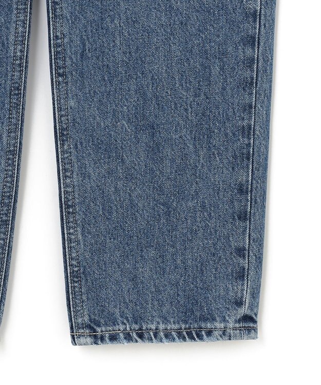 ICB L 【洗える】 ウォーターリサイクルテーパードデニム ブルー系