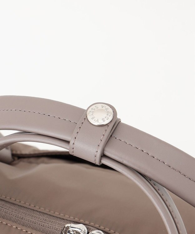 Y'SACCS 【ナイロンタフタ】トラベルボストン ダークグレージュ