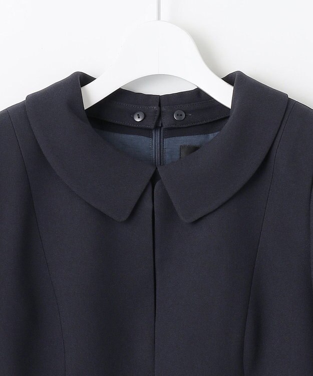 自由区 FORMAL 【お受験/セレモニーに】濃紺　洗える/衿取り外し　ワンピース+ジャケット ネイビー系