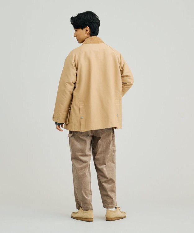 J.PRESS YORK STREET 【UNISEX】ポリエステルサージ ハンティングジャケット ベージュ系