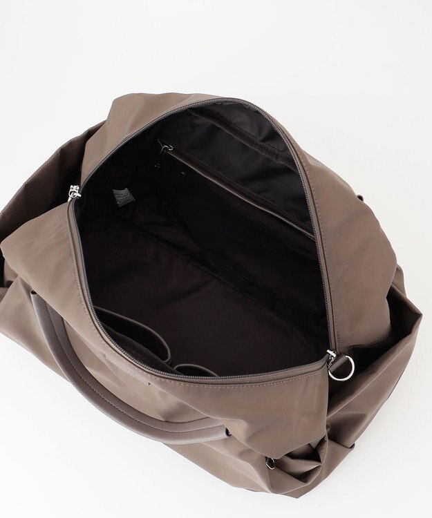 Y'SACCS 【ナイロンタフタ】トラベルボストン ダークグレージュ