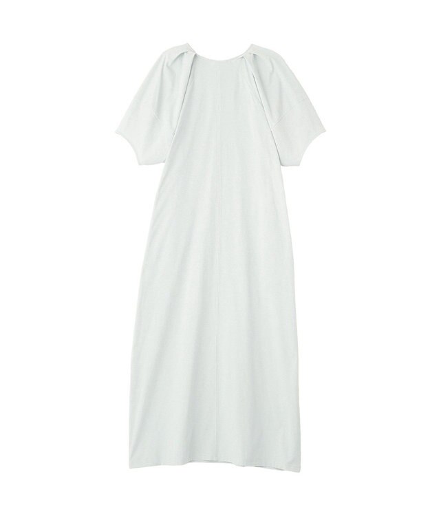 CRAFT STANDARD BOUTIQUE ポーチ付きバルーンスリーブワンピース Light Blue