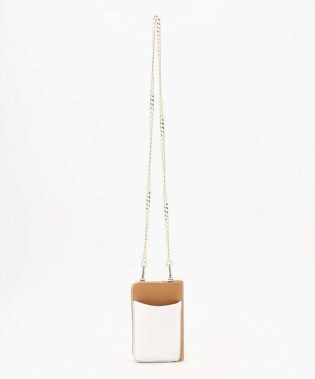 LA BAGAGERIE 【インスタグラマー Chiyoさん×LA BAGAGERIE】チェーンスマホショルダー チョコ