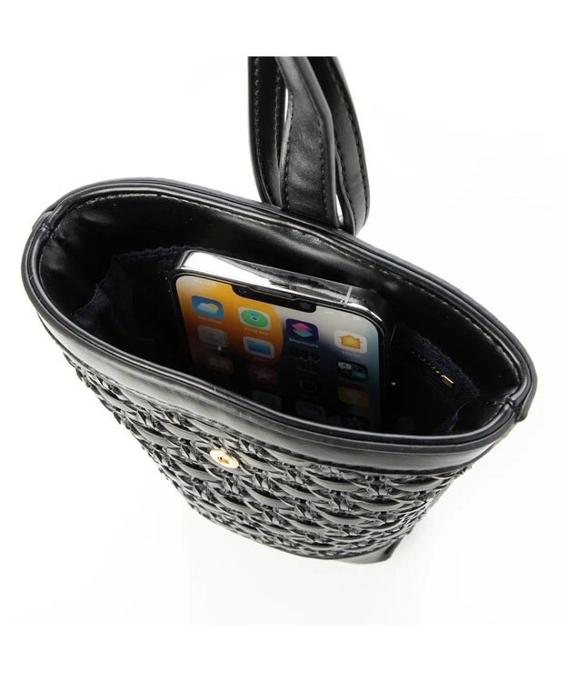 UNBILLION kakatoo ハンドメッシュバケツスマホショルダー ブラック