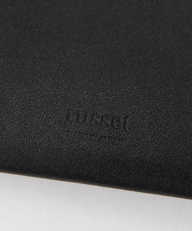 russet レザー名刺ケース(SO-439) Black