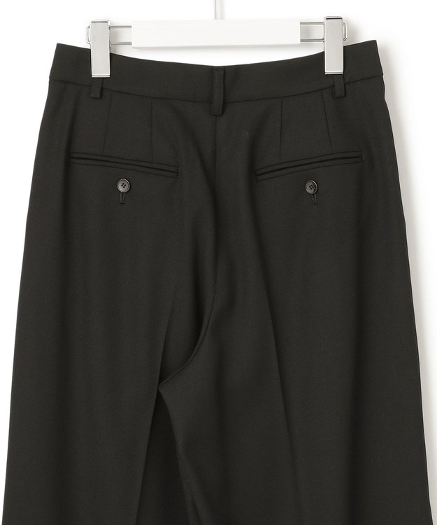 23区 クリアトリコチン ワイドパンツ ブラック系