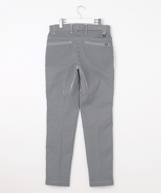 23区GOLF 【MEN】ドライタッチ細ストライプ柄パンツ ネイビー系2