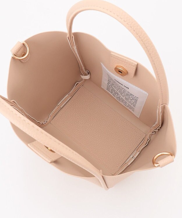 LA BAGAGERIE 【maison vert】 【軽量・ミニポーチ付き】２WAYトート ライトベージュ