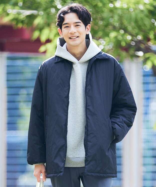 UNFILO MENS 【KAPOK KNOT × UNFILO】ライトネスコート ブラック