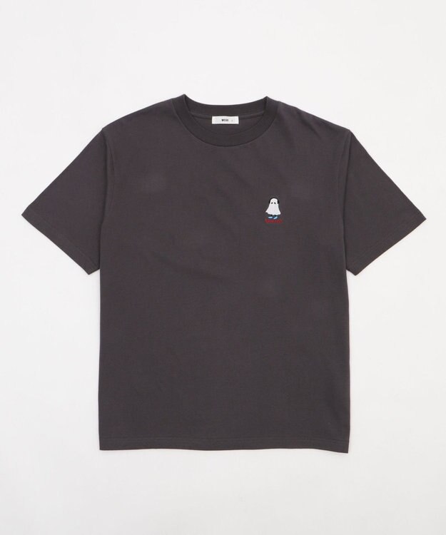 WEGO 【MLサイズ展開/綿100%】グラフィックワンポイントT（SS） スミクロ