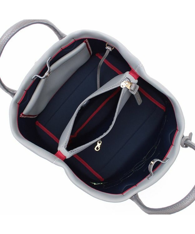 A.D.M.J. 【魔法の様に軽い】マジックライト/コード刺しゅうキューブトート25cm GR/MA